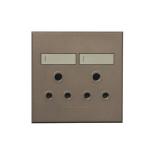 Veti 3 Bronze And Titanium Double Wall Plug