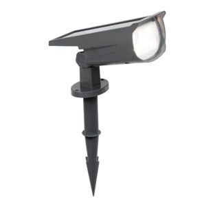 Monne Grey Outdoor Solar Spike Light