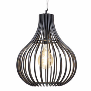 Khadijah 1 Light Black Pendant Light