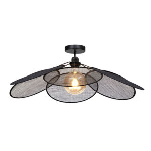 Primavera 1 Light Black Pendant Light