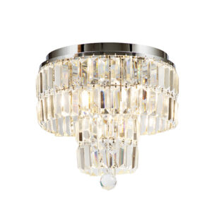 Empire 4 Light Clear Crystal Ceiling Light