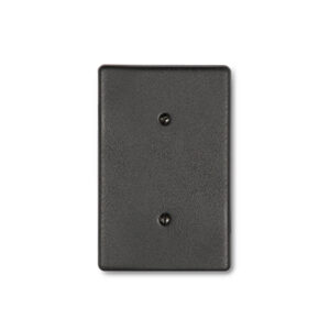 Lesco Steel Black Wall Blank Cover