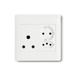 Apollo White Schuko Wall Plug