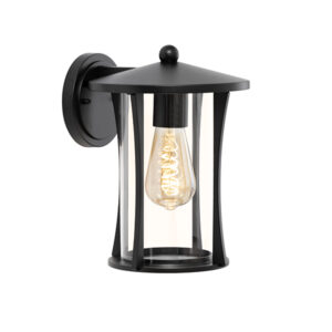 Kansai Black Outdoor Wall Light
