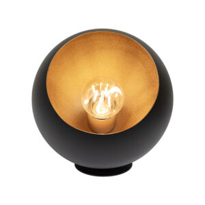 Lava 1 Light Black Table Lamp