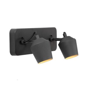 Maurice 2 Light Black Spot Light