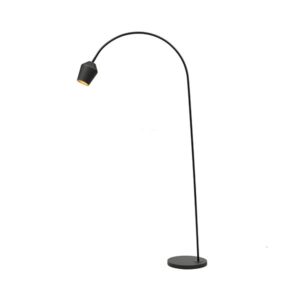Maurice 1 Light Black Floorlamp