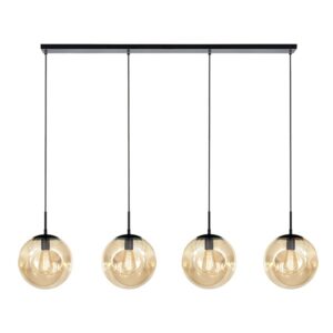 Verve 4 Light Champagne Pendant Light