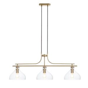 Juliette 3 Light Brass Pendant Light