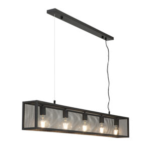 Vikander 5 Light Black Pendant Light