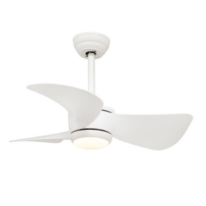 Icarus Led 3 Blade White Ceiling Fan