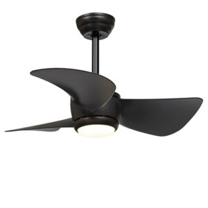 Icarus Led 3 Blade Black Ceiling Fan