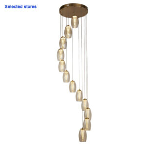 Nevada Led 12 Light Champagne Pendant Light