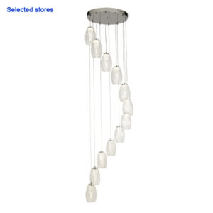 Nevada Led 12 Light Clear Pendant Light