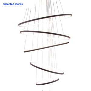 Kamile Led 6 Light Black Pendant Light