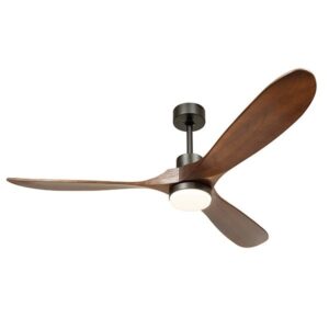Samson Led 3 Blade Brown Ceiling Fan