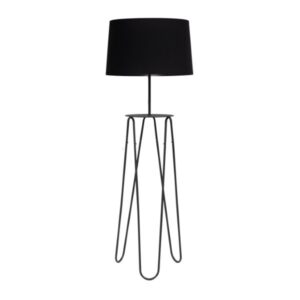 Tomasso 1 Light Black Floor Lamp