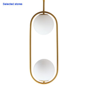 Kroner 2 Light Gold Pendant Light