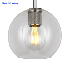 Khaya Satin Silver Pendant Light