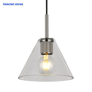 Khaya Satin Silver Pendant Light