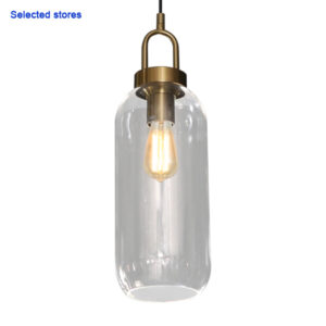 Kacey Cylinder Antique Brass Pendant Light