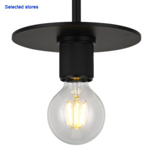 Karter X Black Pendant Light