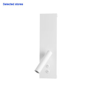 Blokhouse X Led 2 Light White Wall Light