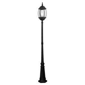 Valiant Black Outdoor Pole Light