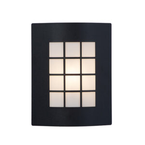 Lebo Black Outdoor Wall Light