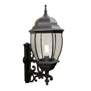 Valiant Black Outdoor Wall Lantern