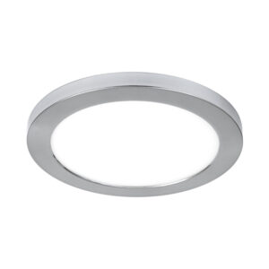 Round 18w 6000k Satin Chrome Surface Ceiling Panel